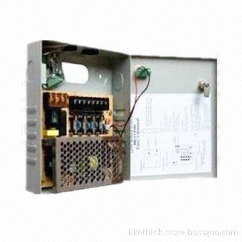 12V DC/5Amp 4-channel CCTV Power Supply with Over-current Protection and Short-circuit Protection
